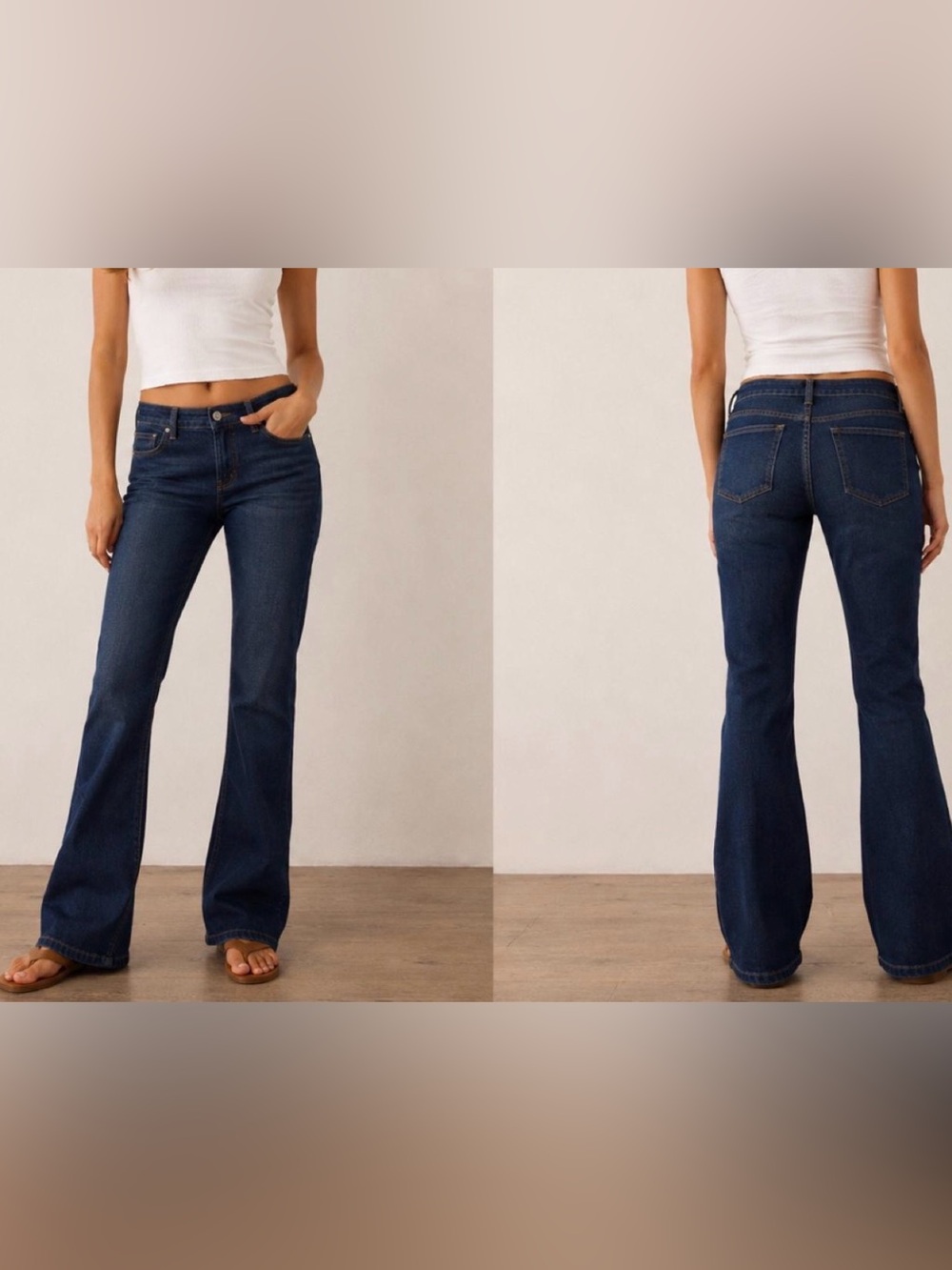 Banana Republic Dark Indigo Low-Rise Bootcut Jeans Women's Size 25 / 0